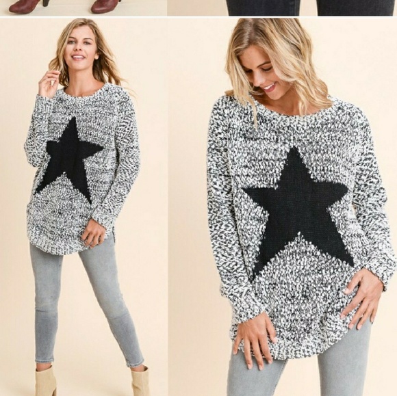 🔥✴SMALL LEFT🔥✴STAR FUZZY SOFT SWEATER✴🎄🔥🔥 - Picture 4 of 4